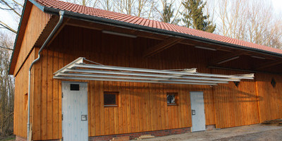 Neubau einer Maschinen- und Gerätehalle, Emstek, 2008
Auftraggeber: Niedersächsische Landesforsten, Forstamt Ahlhorn